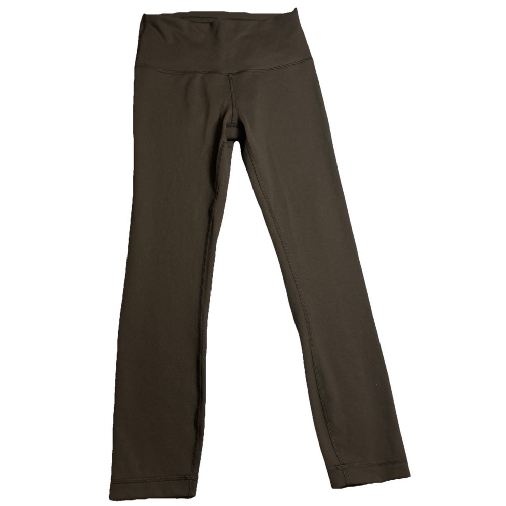 Lululemon Leggings Women's Black Excellent High Rise Yoga Pants 21 Inseam Size 2